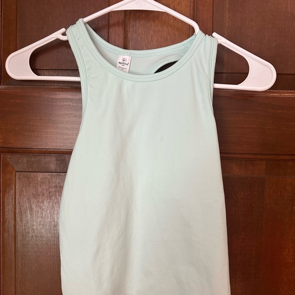 90 Degree By Reflex Light Green Jersey Top